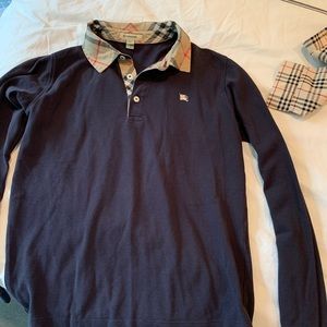 Boys Burberry long sleeve shirt